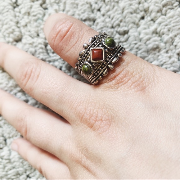 Vintage Jewelry - 3/50%OFF🔥 Vtg Southwestern Premier Designs Ring